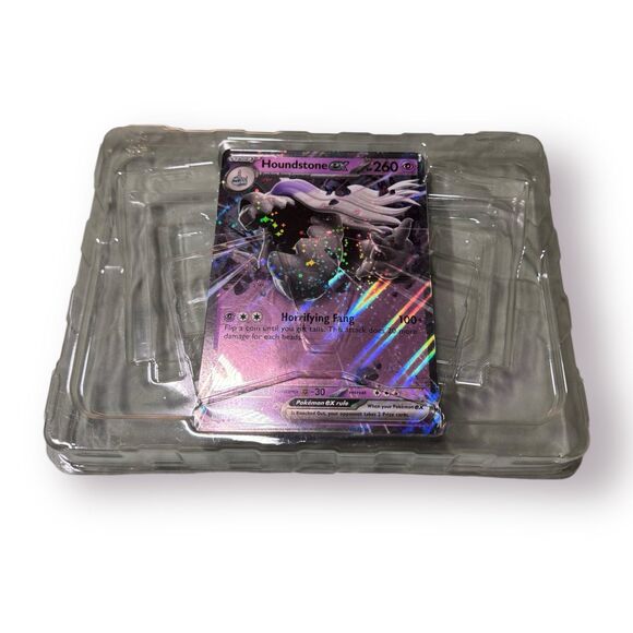 Pokemon Scarlet & Violet Promo Oversized Holo Houndstone EX‎ SVP 162 - Picture 2 of 3